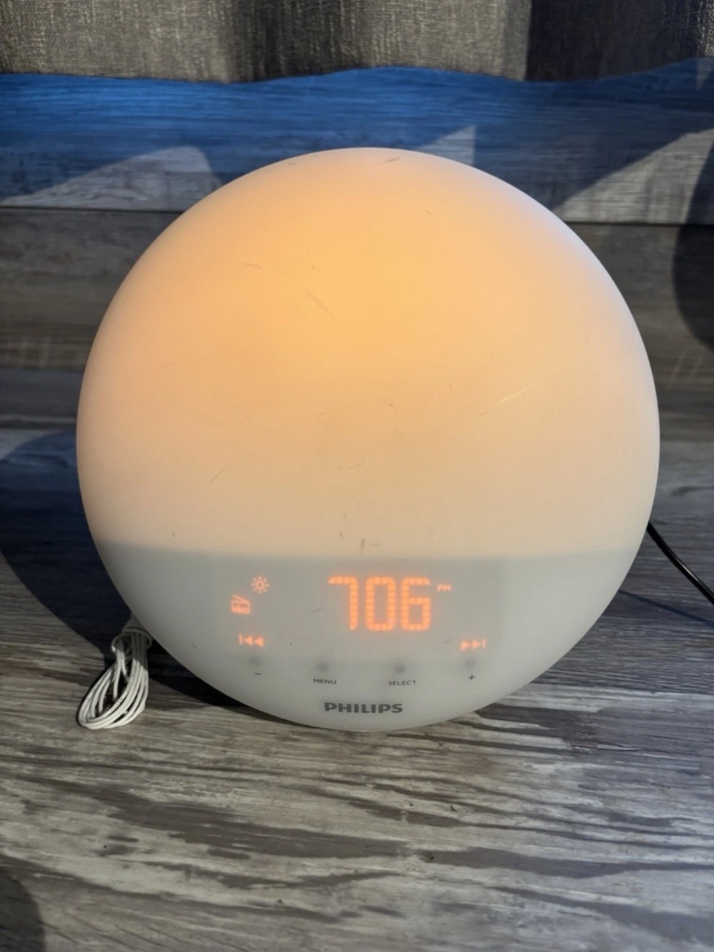 Phillips Smart Sleep Sunrise Wake Up AmFM Alarm Clock Light Nature Sounds - Picture 2 of 9